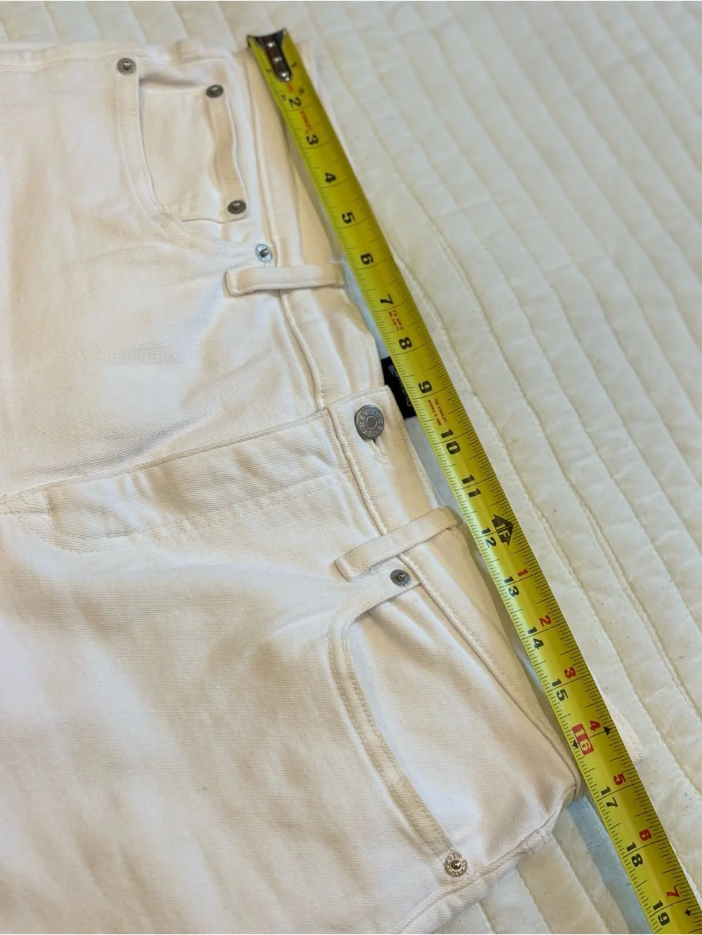 J.Crew Slim Boyfriend Jeans White Cream Denim Women's Size 29
